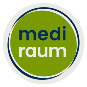 Logo mediraum design Leipzig